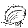 卡通 龇牙 痛苦 眼泪
