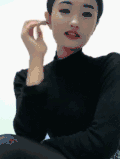 长发美女 网红 直播 可爱