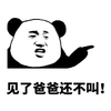 熊猫头 搞笑 雷人 斗图 见了爸爸还不叫