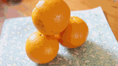 橙子 黄色 好吃 甜甜的