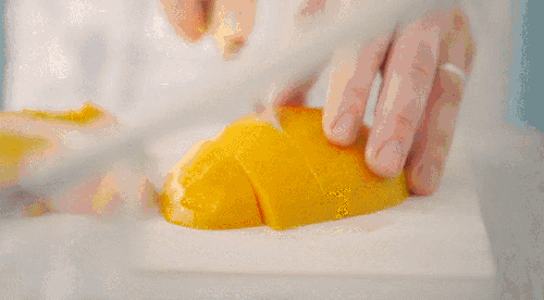 烹饪 美食系列短片 芒果冰沙系列 质感 切芒果