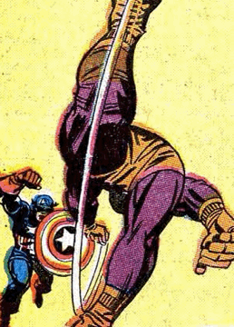 美国队长 漫画 战斗 复古 Captain America