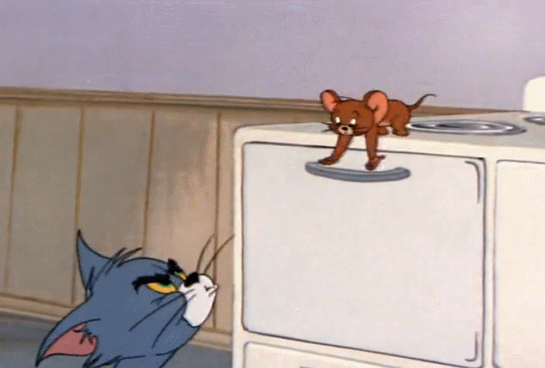 猫和老鼠 汤姆 杰瑞 烤箱 砸死你