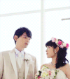 情侣 婚礼 漂亮 开心