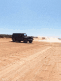 沙漠 漂移 汽车 开走