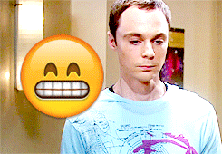 生活大爆炸 Sheldon emoji 呲牙