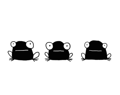 青蛙 排队 唱歌 站牌