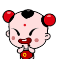 吉祥 福娃 可爱 卡通