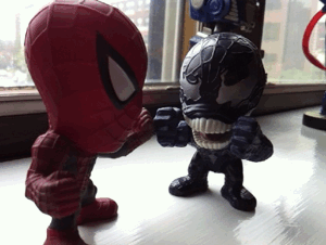 蜘蛛侠 spider+man 玩具 打斗  可爱