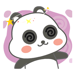 萌萌熊 晕了 可爱 蒙圈