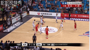 篮球 亚锦赛 中国 韩国 失误 快攻 三分球 激烈对抗 汗流浃背 英气逼人 劲爆体育