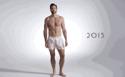 肌肉男 动作 泳裤 2015