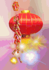 灯笼 新年快乐 过年 鞭炮