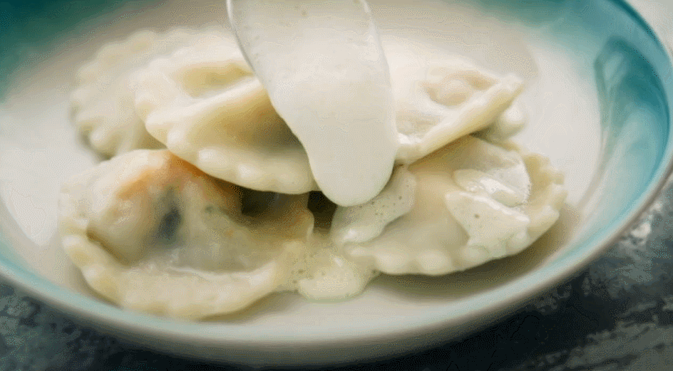 加酱 柠檬香草奶油鲜虾馄饨 烹饪 盘子 美食系列短片