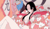 动漫 女孩 闭眼 思考