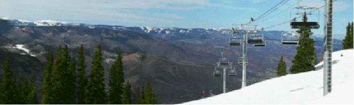 Cinemagraph 雪山 风景 滑雪
