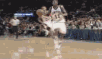 NBA 克劳福德 过人 尼克斯 背后 换手 上篮
