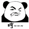 哼 生气 熊猫头 搞怪 逗