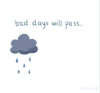 乌云 彩虹 下雨 动画