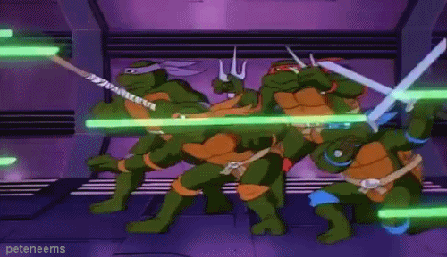 忍者神龟 Teenage+Mutant+Ninja+Turtles 卡通 打斗