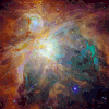 空间 星云 旋转 闪烁