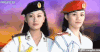 敬礼 严肃 美女 表演