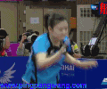 乒乓球 打球 爱酱 福原爱 运动员