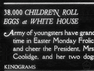 儿童 酿造的 黑色和白色 历史 okkultmotionpictures 鸡蛋 白宫 复活节 普瑞林格档案 复活节快乐