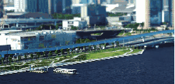 城市 日本 海 游艇 移轴摄影 迷你东京