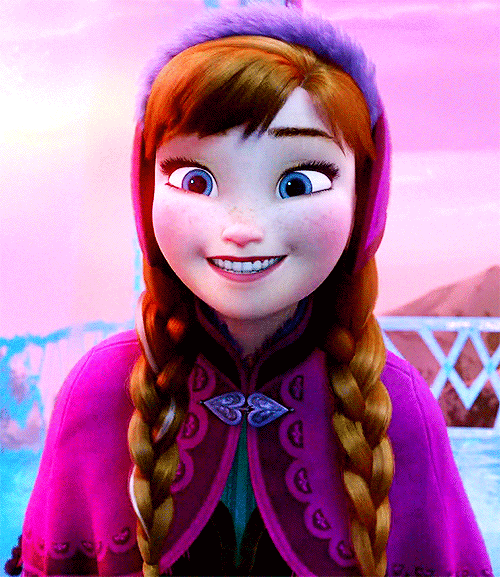 微笑 冰雪奇缘 迪士尼 开心 微笑 安娜 安娜公主