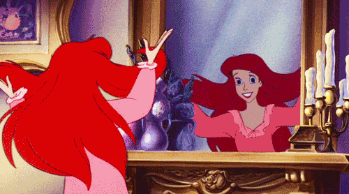 漂亮的 迪士尼 头发 阿里尔 小美人鱼 准备 我感觉很好