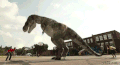 跳绳的 大恐龙 太大了 可爱