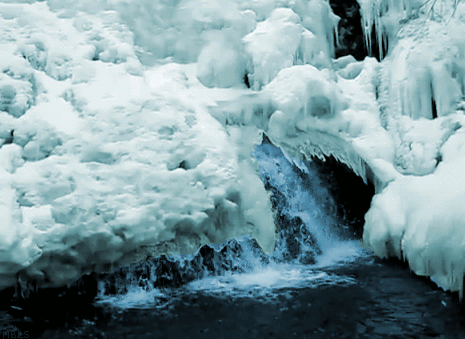 冰川 自然 冰岛 美景 雪盖 流水 glacier nature