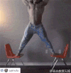 劈叉 举重 锻炼 型男