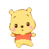 小熊 奔跑 可爱 红脸蛋