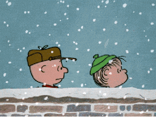 动漫下雪 行走 帽子