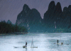 意境 卡通 二次元 阴雨