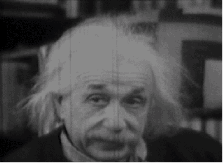 爱因斯坦 胡须 说话 白发 黑白