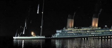泰坦尼克号 爆炸 着火 电影