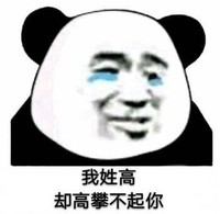 暴漫 熊猫头 我姓高却高攀不起你 搞笑 逗 魔性