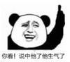 暴漫 文字表情包 你看说中了他生气了 搞笑 逗 魔性