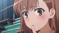 害羞 捂脸 少女 动漫