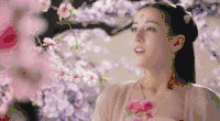 三生三世十里桃花 凤九 迪丽热巴 桃花 开心