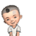 小光头 开心 摇晃 得意