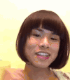 艾克里里 短发 黑色 牙齿