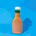 沙拉 沙拉酱 瓶子 动画
