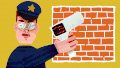 恐怖  警察 惊吓 动画