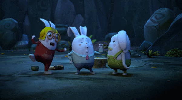 三只兔子 兔子 动画 厉害 电视剧 踢