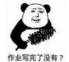 暴漫 文字表情包 作业写完了没有 搞笑 沙雕 魔性