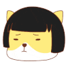 女孩 蘑菇头 害羞 可爱